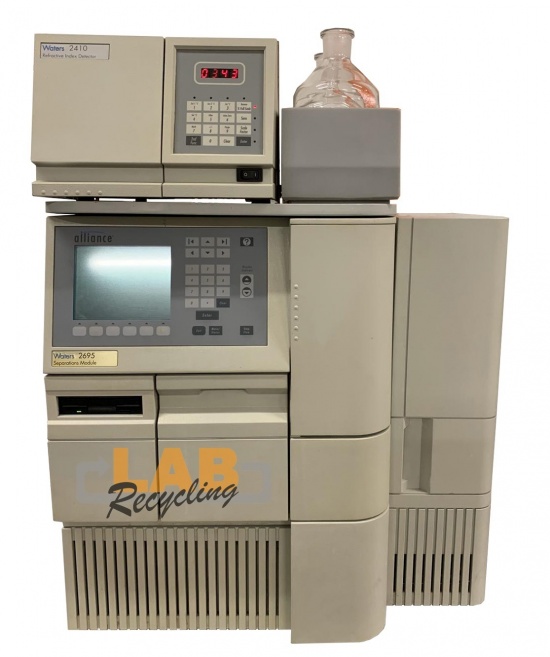 Waters Alliance 2695 HPLC system + 2410 RID